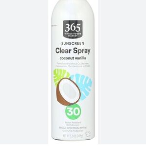 Sunscreen Clear Spray Coconut Vanilla - White